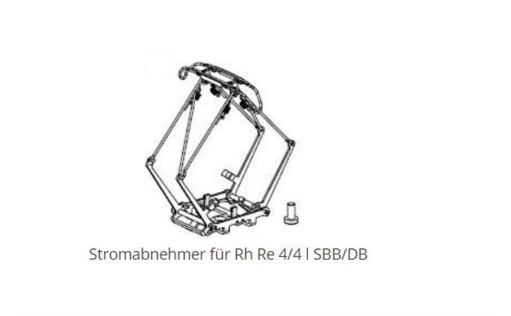 Piko ET96883-10 Stromabnehmer für Re 4/4 l SBB/DB