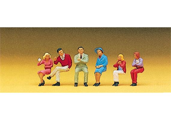 Preiser 10096 Sitzende Personen, Set mit 6 Figuren