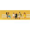 Preiser 10180 Sitzende Paare, Set mit 6 Figuren