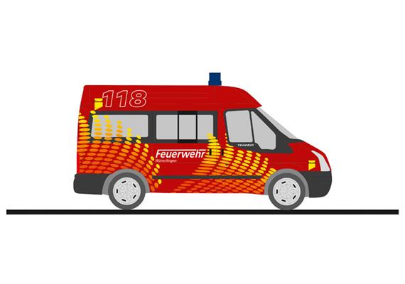 Rietze 52538 Ford Transit 06 Feuerwehr Würenlingen (CH) 1/87