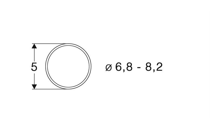 Roco 40067 Haftringsatz Gleichstrom. Für Achsen von 6,8–8,2 mm Durchmesser.