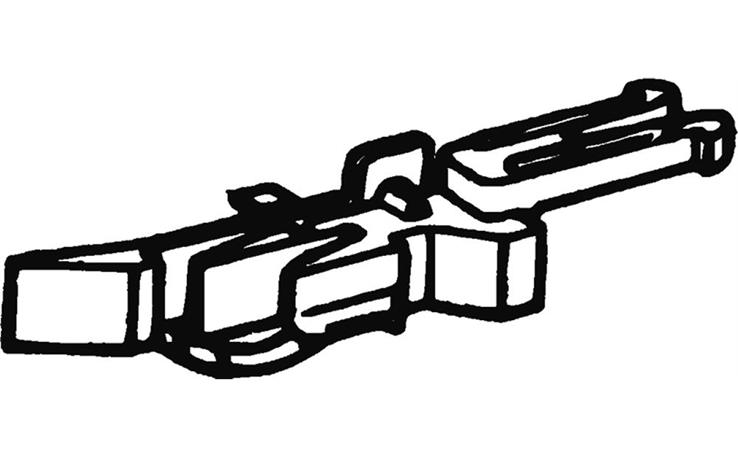 Roco 40270 Kurzkupplungsköpfe mit Vorentkupplung, Inhalt 4 Stk.