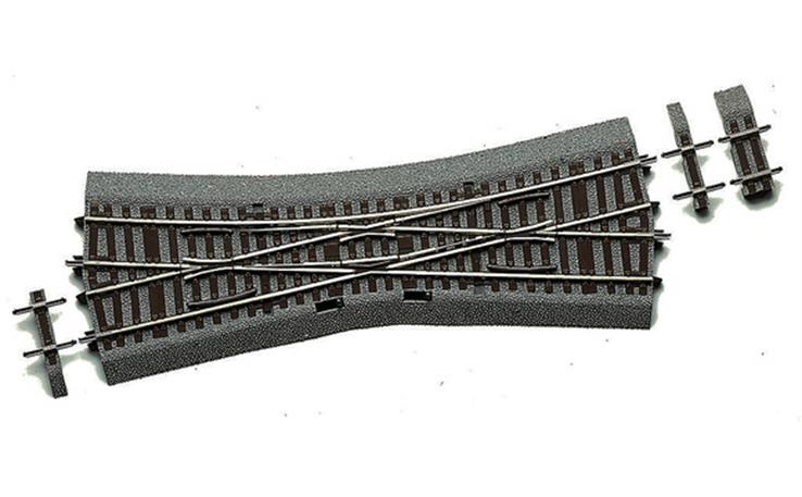 Roco 42546 Kreuzungsweiche EKW-15 230 mm mit Bettung