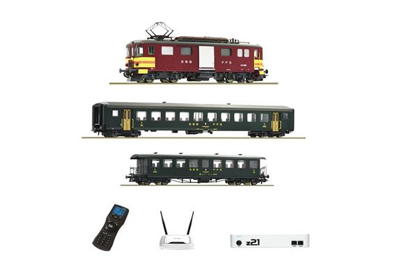 Roco 51338 z21 Startset mit De 4/4 und Personenzug, H0 DC Digital Sound