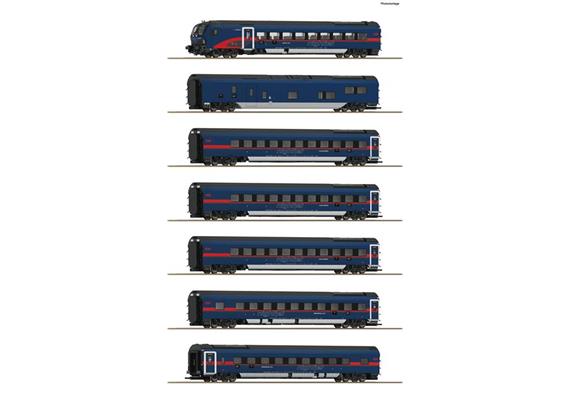 Roco 5500004 Nightjet-Wagenset 7-tlg der ÖBB, H0 DC