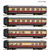 Roco 6200003 Mittelwagen Set 4-tlg zum Gasturbinentriebzug BR 602 DB, H0 DC