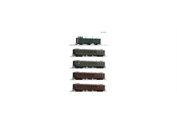 Roco 6200076 5er Set Schnellzug Wuertt.