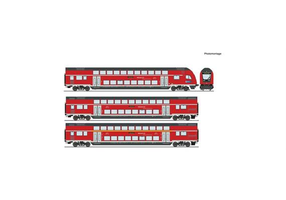 Roco 6210144 3er Set Dosto DB-AG DCC