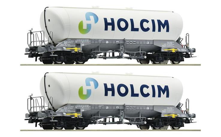 Roco 6600051 Silowagen-Set 2-tlg Holcim, H0