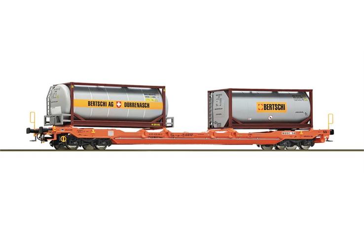 Roco 6600067 Taschenwagen T5 "Bertschi" Wascosa, H0