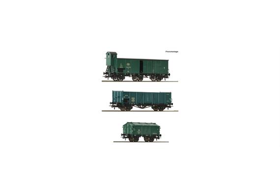 Roco 6600079 3er Set Gueterzug SNCB