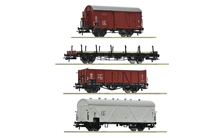 Roco 6600101 Güterwagenset 4-tlg PKP, H0