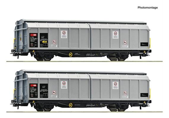 Roco 6600110 Schiebewandwagen-Set 2-tlg SBB, H0