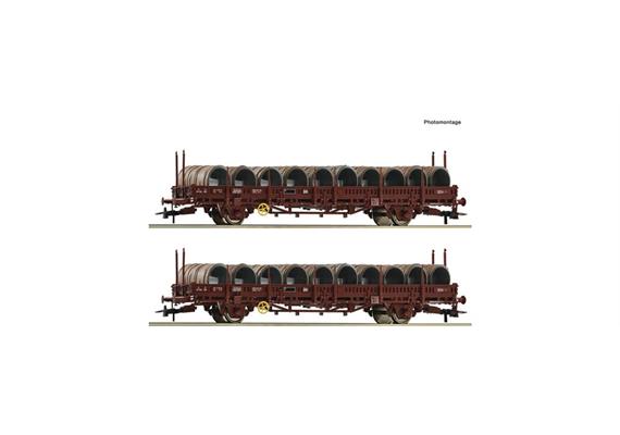 Roco 6600119 2er Set Rungenwag. Ks SNCF