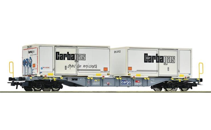 Roco 6600122 Containertragwagen Gattung Sgnss SBB Cargo, H0