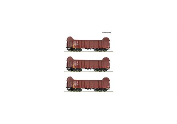 Roco 6600131 3er Set Gueterwag. Ealos-t DB-A