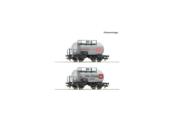 Roco 6600193 2er Set Kesselwagen SJ