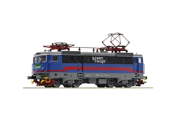 Roco 70457 E-Lok Rc4 Green Cargo SJ, H0 DC