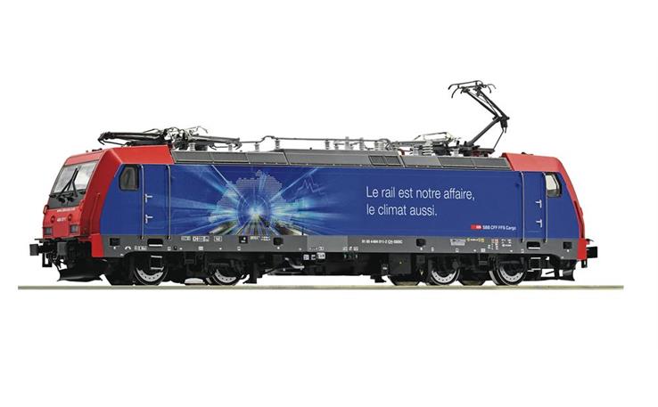 Roco 70650 E-Lok Re 484 Gut auf der Schiene – gut fürs Klima SBB Cargo H0 DC Digital Sound