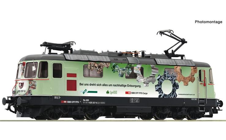 Roco 71416 E-Lok Re 420 "Kreislaufwirtschaft" SBB Cargo, H0 DC