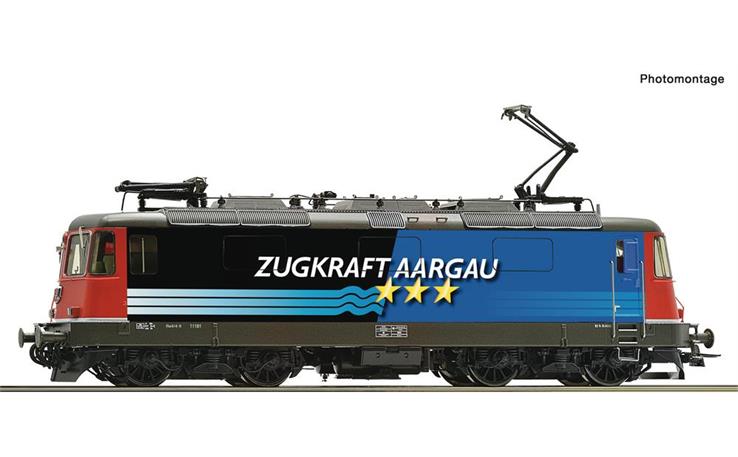 Roco 7500123 E-Lok Re 4/4 II Zugkraft Aargau SBB, H0 DC