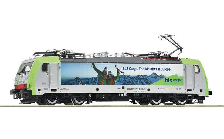 Roco 7520101 E-Lok Re 486 BLS Cargo, H0 AC Digital Sound
