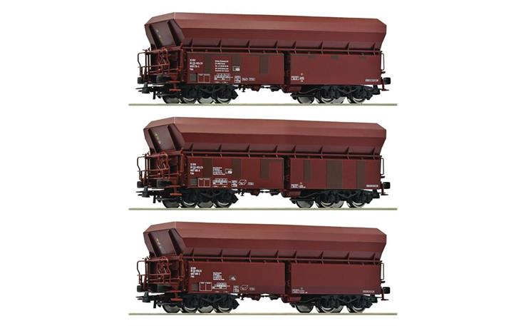 Roco 77033 Selbstentladewagen-Set 3-tlg Holcim, H0