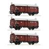 Roco 77050 Schiebedachwagen-Set 3-tlg DB, H0