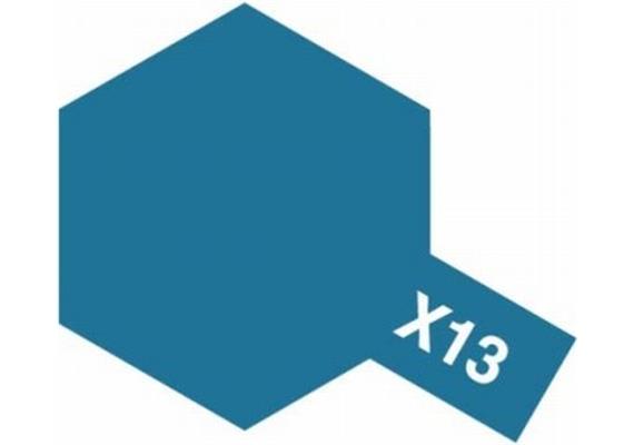Tamiya 81513 Acryl Mini X-13 mittel blau glänzend