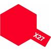 Tamiya 81527 Acryl Mini X-27 rot clear