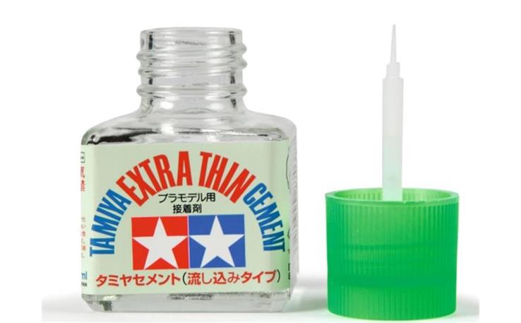 Tamiya 87038 Modellbauleim Extra-Flüssig Flasche, 40ml