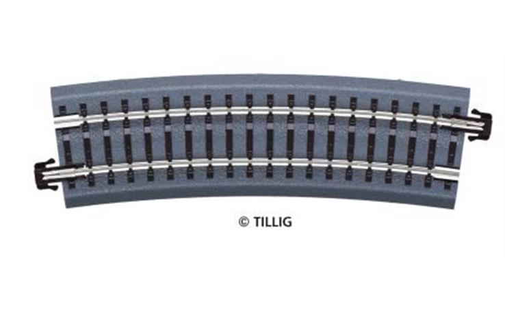 Tillig 83781 Gebogenes Gleis R 396 mm / 15°