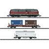 Trix 11146 Startset Güterzug mit Diesellok und drei Güterwagen DB, Spur N