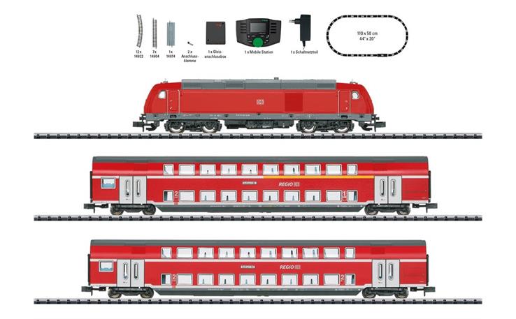 Trix 11148 Digital-Startpackung "Regionalexpress" mit BR 245 DB, Spur N Digital Sound