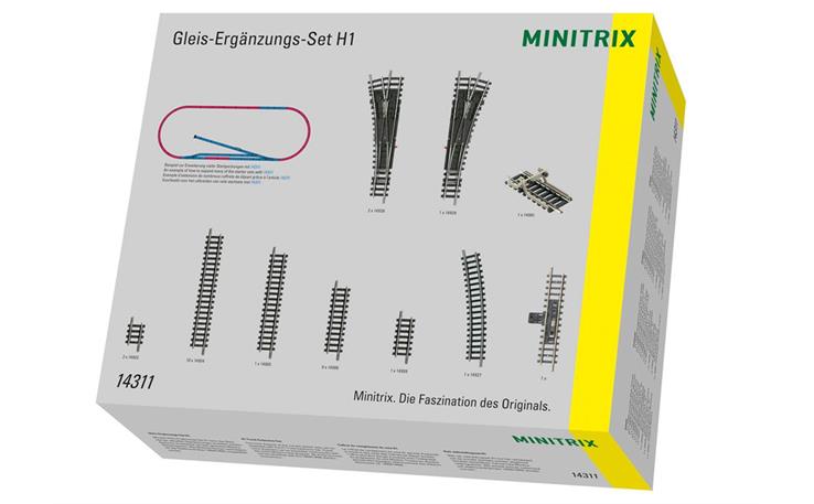 Trix 14311 Gleis-Ergänzungspackung H1, Spur N