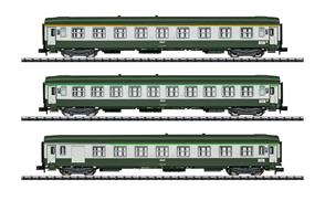 Trix 15372 Schnellzugwagen-Set 3-tlg "Orient-Express" SNCF, Spur N