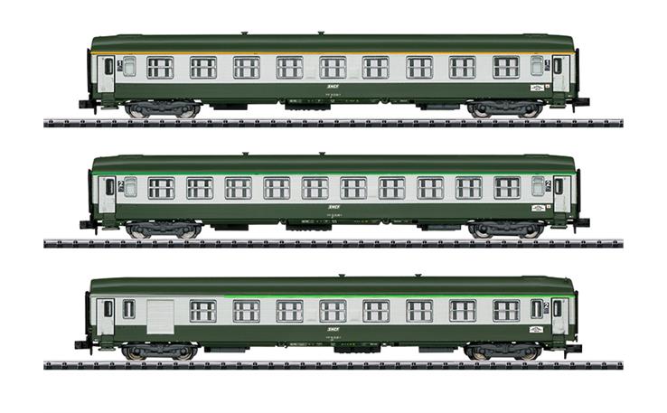 Trix 15372 Schnellzugwagen-Set 3-tlg "Orient-Express" SNCF, Spur N