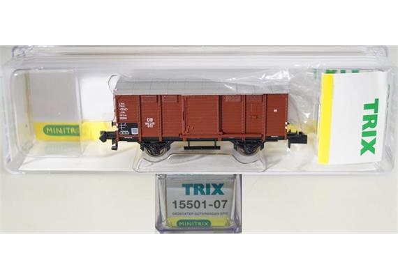 Trix 1550107 Gedeckter Güterwagen /Bauart G 02 DB, Spur N