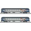 Trix 18211 Schnellzugwagen-Set "Croisière" 2-tlg SNCF, Spur N