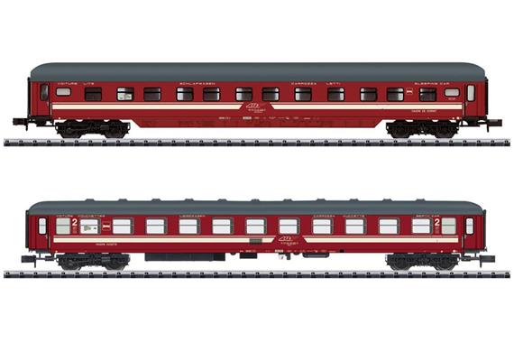 Trix 18254 Wagen-Set "EC Venezia" Teil 3 CFR, Spur Z