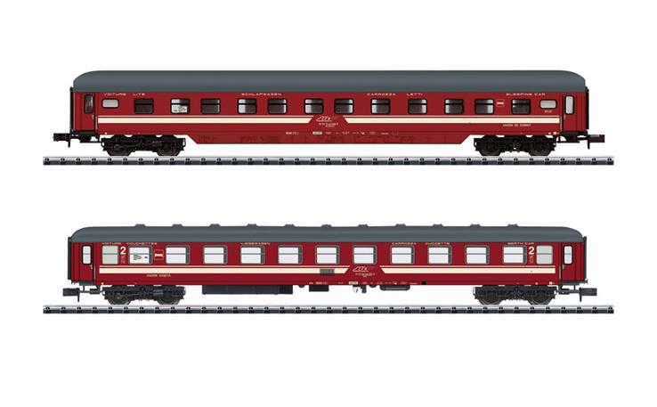 Trix 18254 Wagen-Set "EC Venezia" Teil 3 CFR, Spur Z