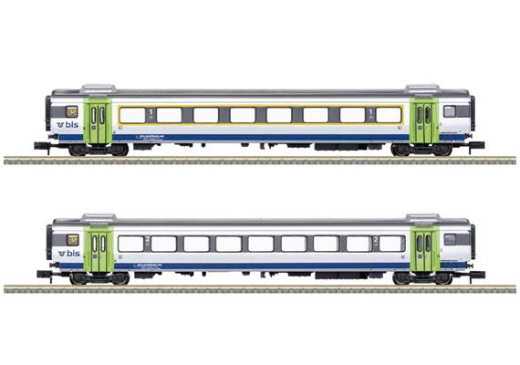 Trix 18294 Wagen-Set 2-tlg GoldenPassLine BLS, Spur N