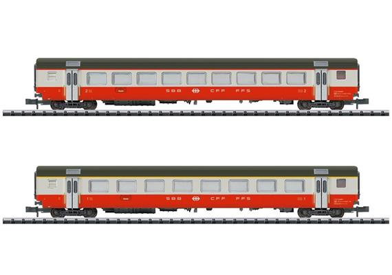 Trix 18721 Personenwagen-Set 2-tlg Swiss Express Set B SBB, Spur N