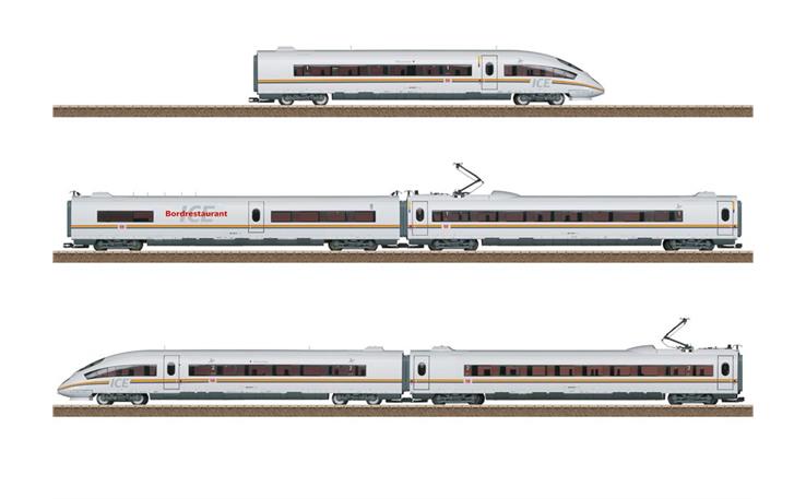 Trix 22784 Triebzug ICE 3 "railbow" 5-tlg DB, H0 DC mfx Digital Sound