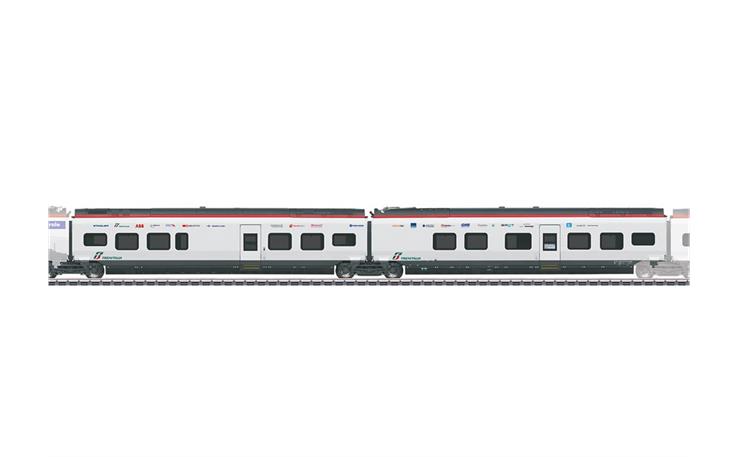 Trix 23284 Ergänzungswagen-Set 1 zum RABe 501 Giruno "Schweiz/Italien" SBB, H0 DC