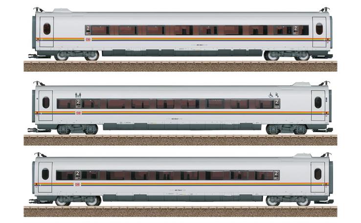 Trix 23391 Ergänzungswagen-Set ICE 3 "railbow" 3-tlg DB, H0 DC