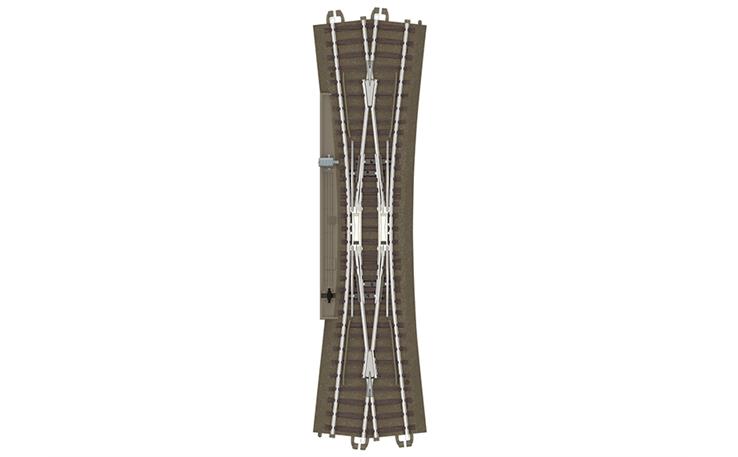 Trix 62720 Schlanke Doppelkreuzungsweiche Länge 236,1 mm