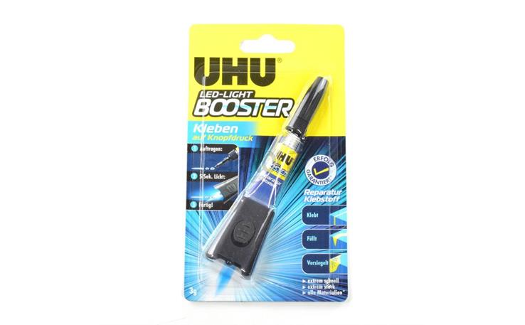 UHU 34760 LED-Light Booser - Kleben auf Knopfdruck