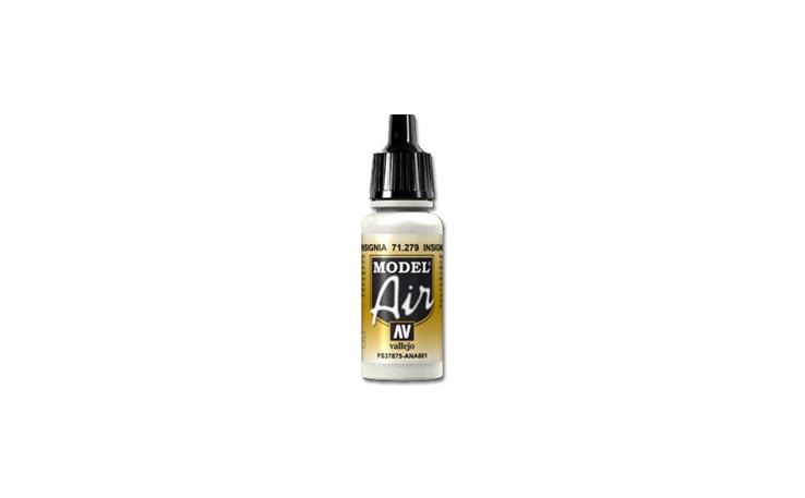 Vallejo 771279 Acrylfarbe Model Air 71279 "Insignia Weiss" für Airbrush; 18 ml