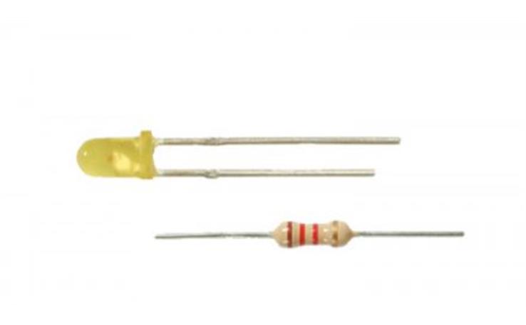 Viessmann 03551 LED gelb Ø 3 mm, inkl. Vorwiderstände, 4 Stück